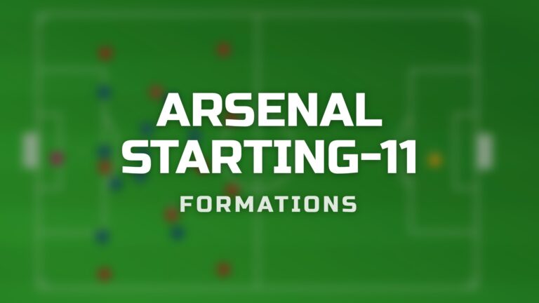 Arsenal Starting 11 – formation in the Onside Training app